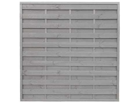 WOODTEX Sichtschutzzaun Kiefer Bretagne Grau BxH 180x180 Cm Kiefer