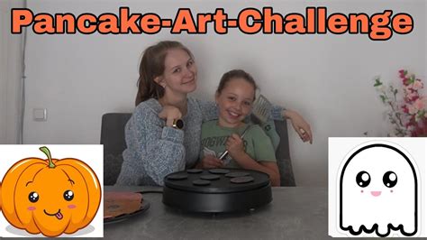 Pancake Art Challenge Mit Niki Halloween Regina YouTube