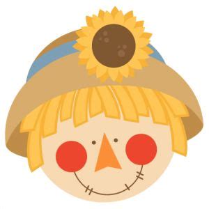 Cute Scarecrow Face Clipart Clip Art Library