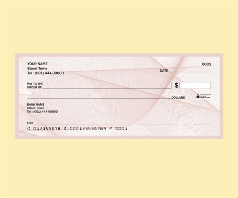 Blank Cheque, Bank Cheque with guilloche template 34762921 Vector Art at Vecteezy