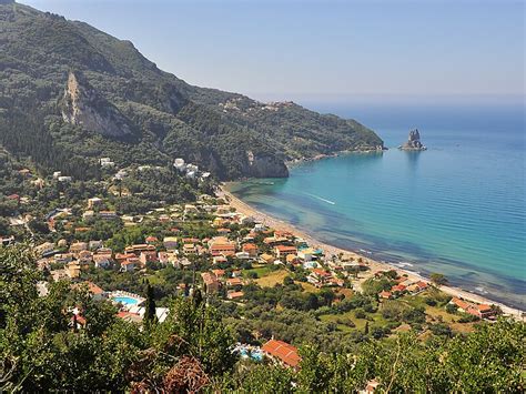 Agios Gordios Beach In Agios Gordios Greece Tripomatic