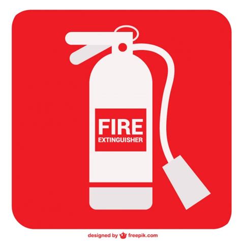 Fire Extinguisher Sign Vector At Vectorified Collection Of Fire