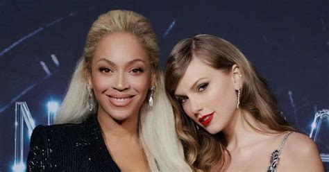 Taylor Swift And Beyoncé Pose Together At The ‘renaissance’ London Premiere