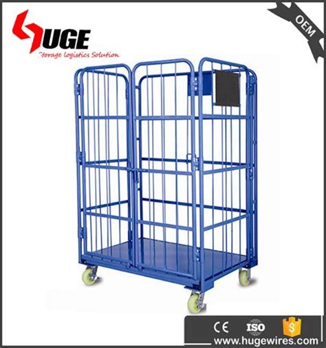 Heavy Duty Industrial Metal Warehouse Logistic Warehouse Roll Container