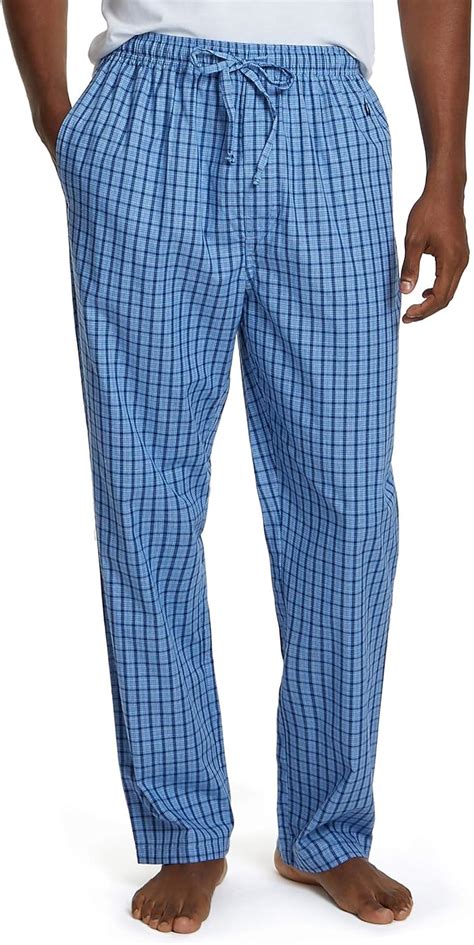 Nautica Mens Soft Woven 100 Cotton Elastic Waistband Sleep Pajama