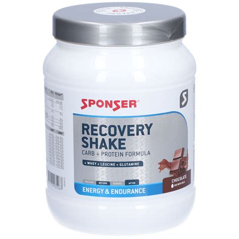 Sponser Recovery Shake Chocolat 900 g - Redcare Pharmacie