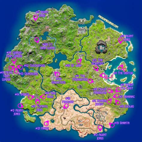 All Npc Locations In Fortnite Chapter 3 Season 1 Pro Game Guides