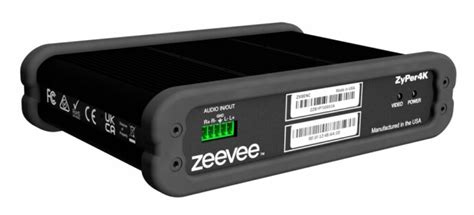 Zeevee Launches Enhanced Zyper4k Xs Av Over Ip And Sdvoe Decoder At