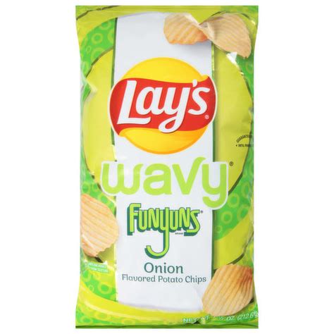 Lay S Potato Chips Funyuns Onion Flavored Wavy Smart Final