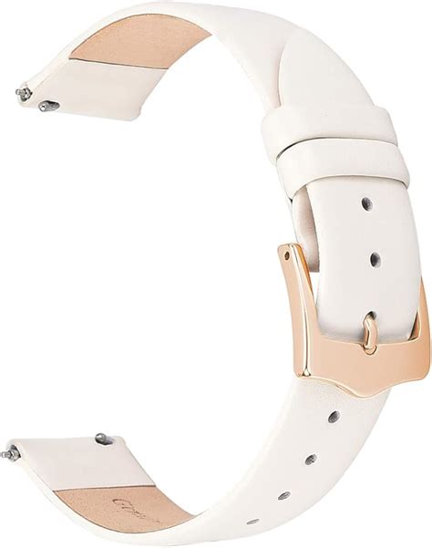 EACHE Bracelets de Montre en Cuir pour Femmes à dégagement Rapide