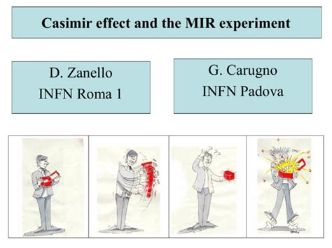 Casimir effect and the MIR experiment