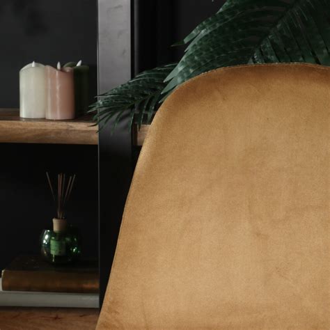 Eetkamerstoel Simpy Bruin Velvet AQ Living