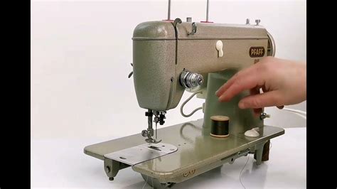 Setting Up And Sewing Leather On A Vintage Pfaff 60 Sewing Machine