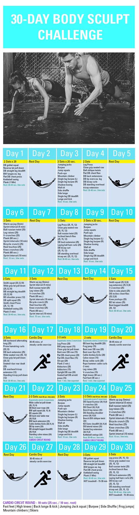 This 30 Day Body Sculpt Challenge Will Get You Seriously Ripped 30