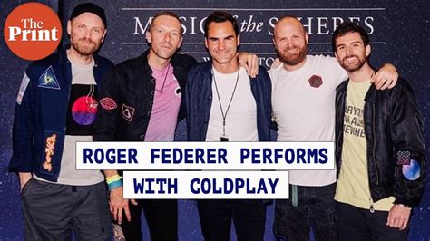 Watch Tennis Legend Roger Federer Shares Stage With Coldplay At