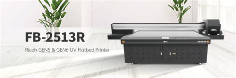 UV Flatbed Printer FB 2513R FB 2513Rs China Large Format Printer