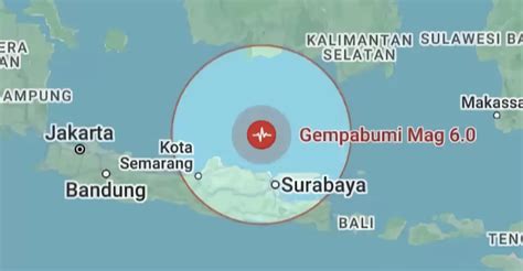 Aktivitas Sesar Aktif Laut Jawa Terjadi Gempa Berkekuatan Hingga