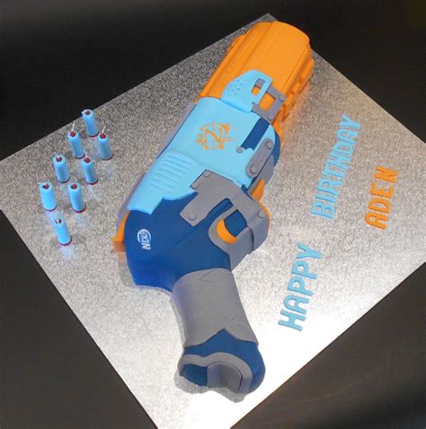 Nadas Cakes 3d Nerf Gun Birthday Cake By Nadas Cakes Canberra