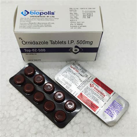 Top OZ 500 Tablets Aclivia Healthcare Pvt Ltd