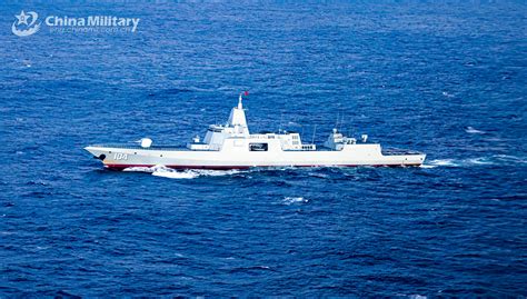 Type 055 Destroyer Sails At Sea Photos China 中国军网（英文版）