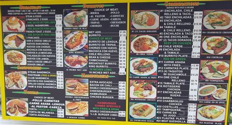 Taco King Menu In Azusa California Usa