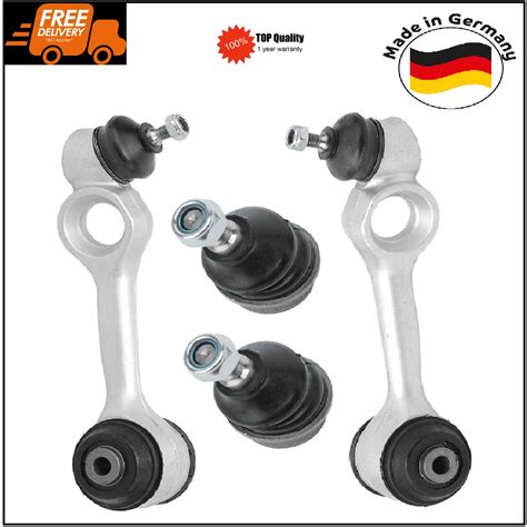 2 Upper Front Control Arms 2 Lower Ball Joints For Mercedes W126 C126