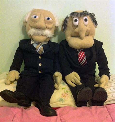 Statler and Waldorf dolls by BattleaxeCustomSewn on Etsy