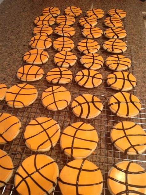 Basketball Cookies With Royal Icing Basketball Cookies Royal Icing