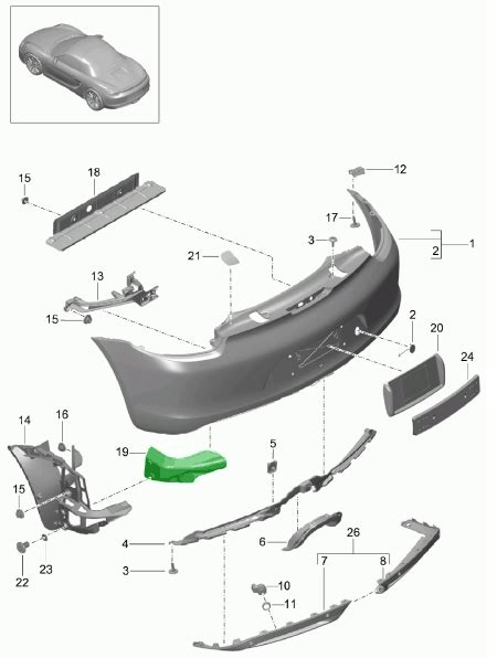 Porsche Boxster Rear Bumper Heat Protection