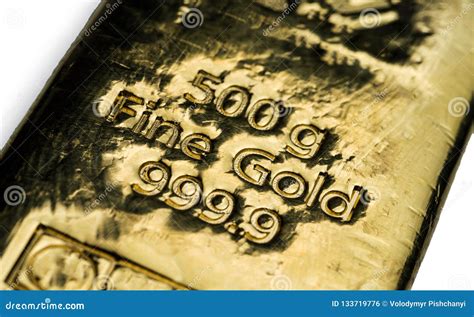 The Surface Of Cast Gold Bullion The Texture Of The Surface Of The