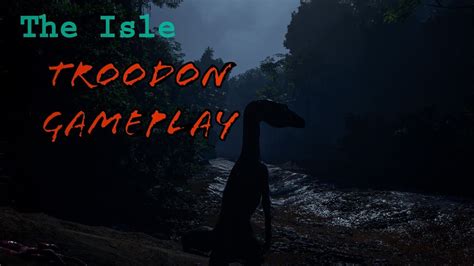 Troodon Gameplay The Isle Evrima Gateway Youtube