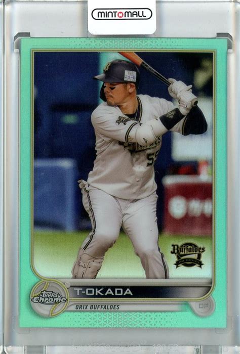 Mint Topps Npb Chrome T Base Aqua