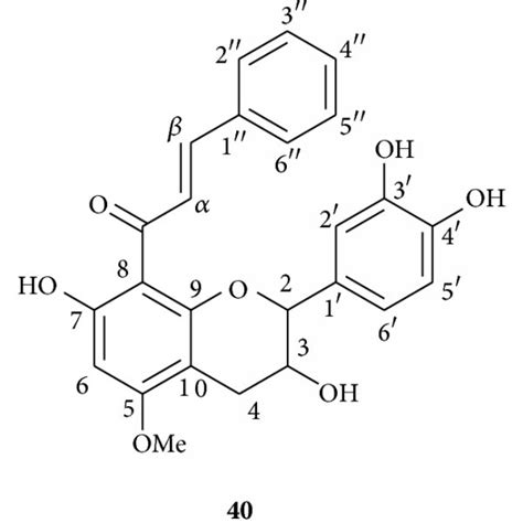 Structures Of E Phenylprop En One R S Methoxycatechin