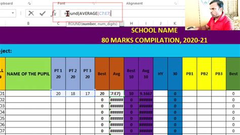 Result Calculation Format For Class 10 80 Marks Format For Result