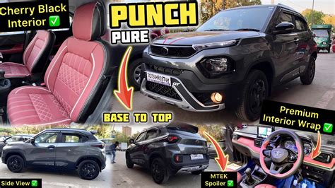 2024 Tata Punch Pure Base To Top Modification With Price Tata Punch