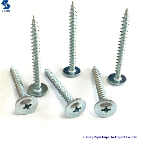 K Lath Modified Truss Head Self Tapping Screw Sharp Point Phillips