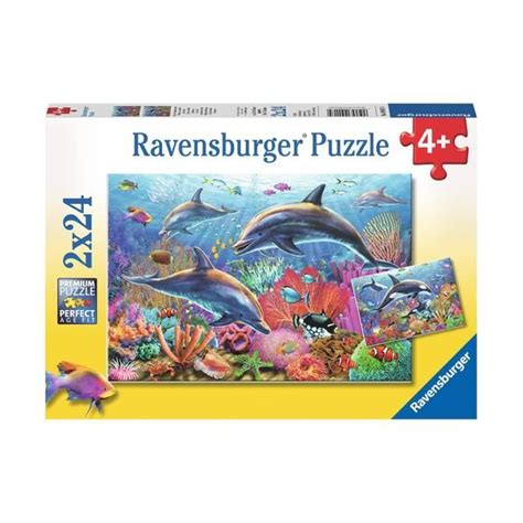 Puzzle Ravensburger Monde Sous Marin Multicolore X Pi Ces