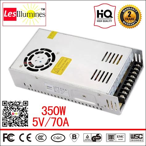 S 350 5 220V To 5V LED Driver For LED 5 Volt Lights Strip CE Step Down