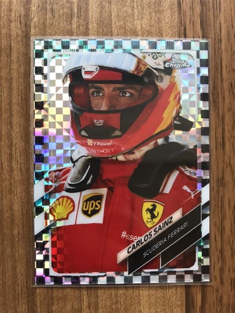 Topps Chrome Formula Carlos Sainz Yahoo