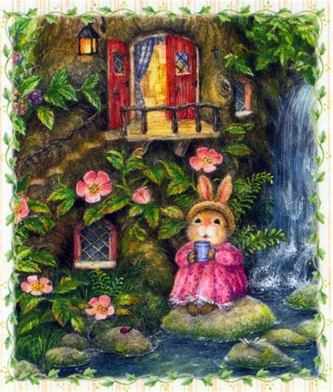 Susan Wheeler Art Susan Wheeler Les Moomins Bunny Art Woodland