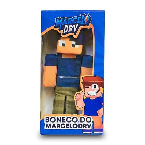 Boneco Youtuber Marcelo Minecraft Streamers 35 Cm Lojas Renascer