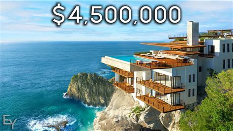 touring  stunning cliffside home  mexico youtube