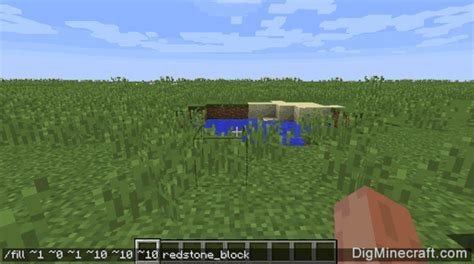 How To Use The Fill Command Minecraft Command Science