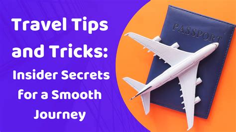 Travel Tips And Tricks Insider Secrets For A Smooth Journey Pothiker