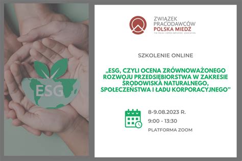 Zwi Zek Pracodawc W Polska Mied Szkolenie Online Esg Ocena