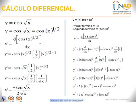 Calculo Diferencial Clase 5 Derivadas De Funciones Trigonometricas PPT