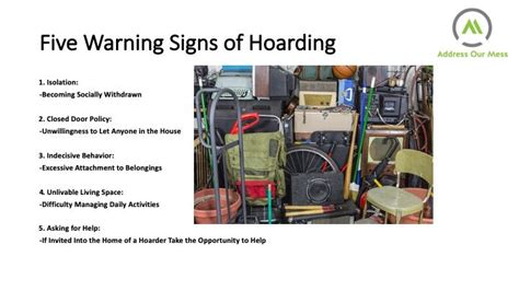 Hoarding Five Warning Signs Hoarding Warning Signs Signs