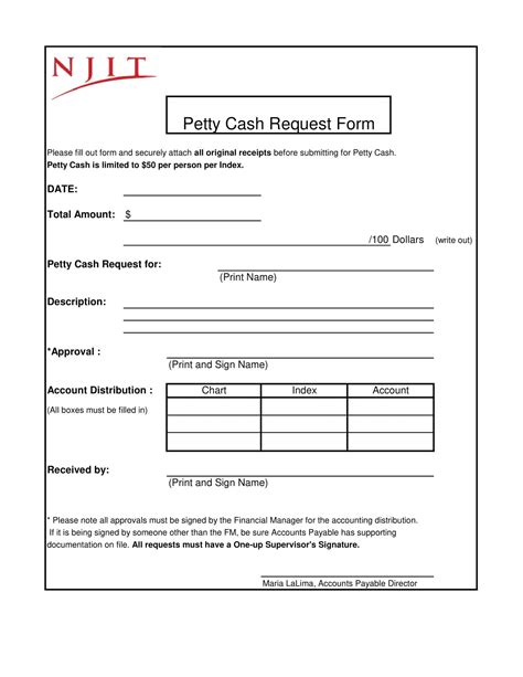 Free Printable Petty Cash Log Templates [Excel, Word, PDF]