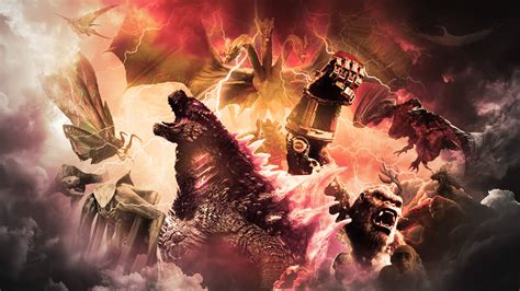 Godzilla Kong Monsterverse 10 Year Wallpaper By Thekingblader995 On Deviantart