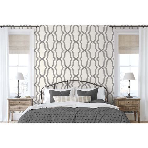 Seabrook Designs Geometric Unpasted Wallpaper Bed Bath And Beyond